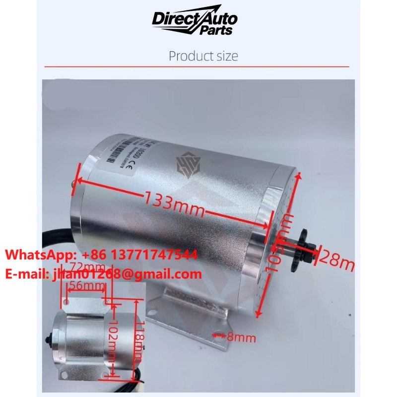 Electric Motorcycle Conversion Kit 72V - طقم تحويل دراجة نارية كهربائية عالية