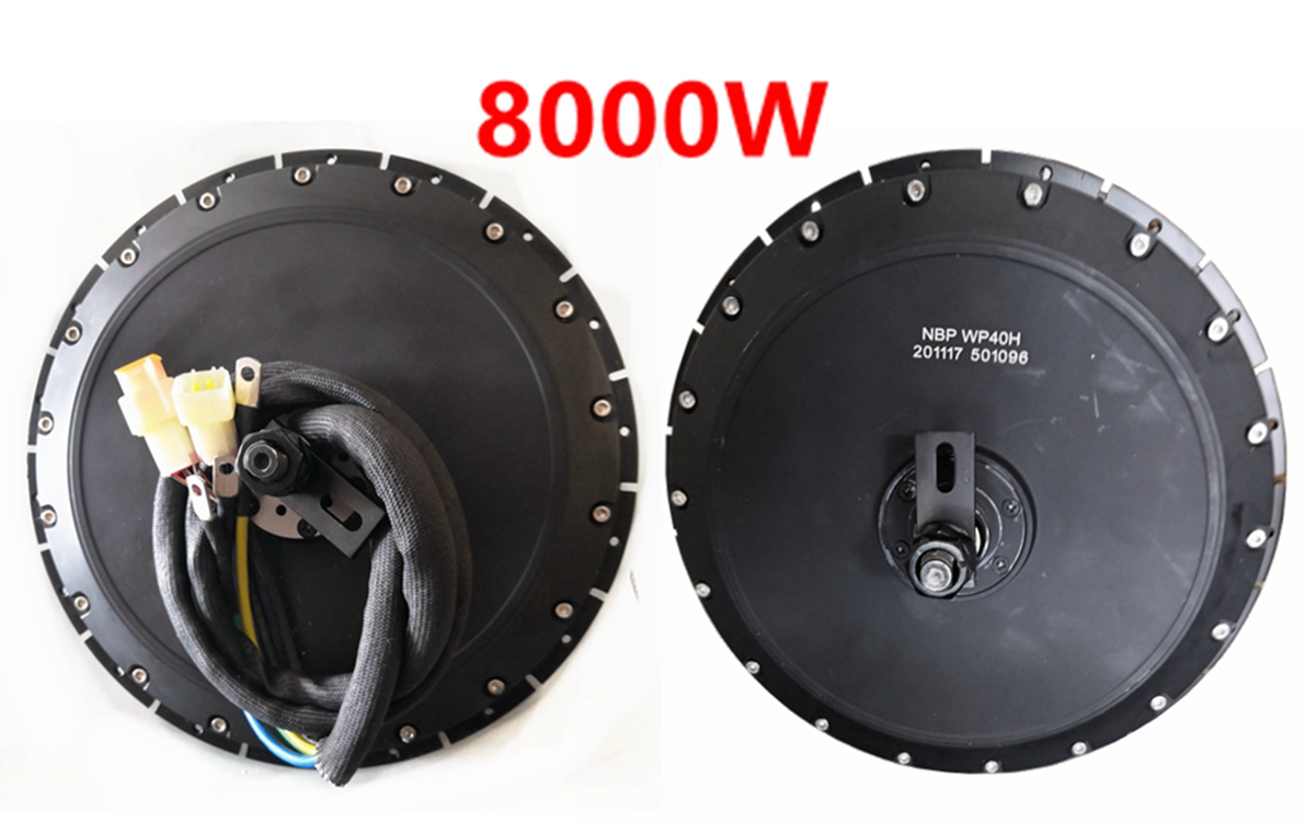 Qs273 Hub Motor 8000W 72V - الأسهم الأمريكية QS273 40H الذروة 8000