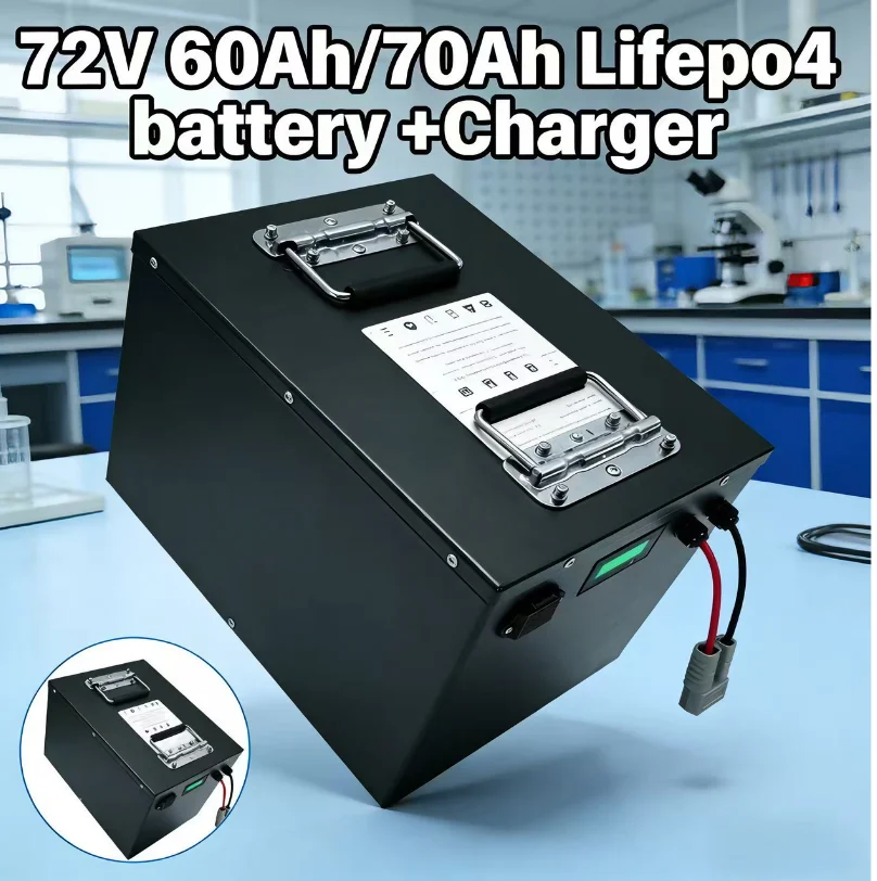 72V 60Ah Lifepo4 Battery Pack - بطارية ليثيوم فوسفات حديد 72 فولت