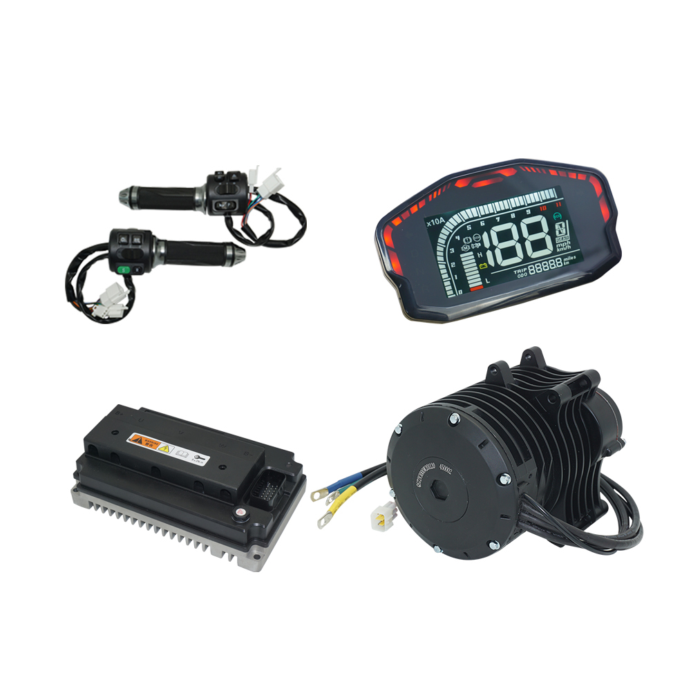 Mid Drive Motor Kit 72V 3000W - QSMOTOR 138 3000 واط V3 70H