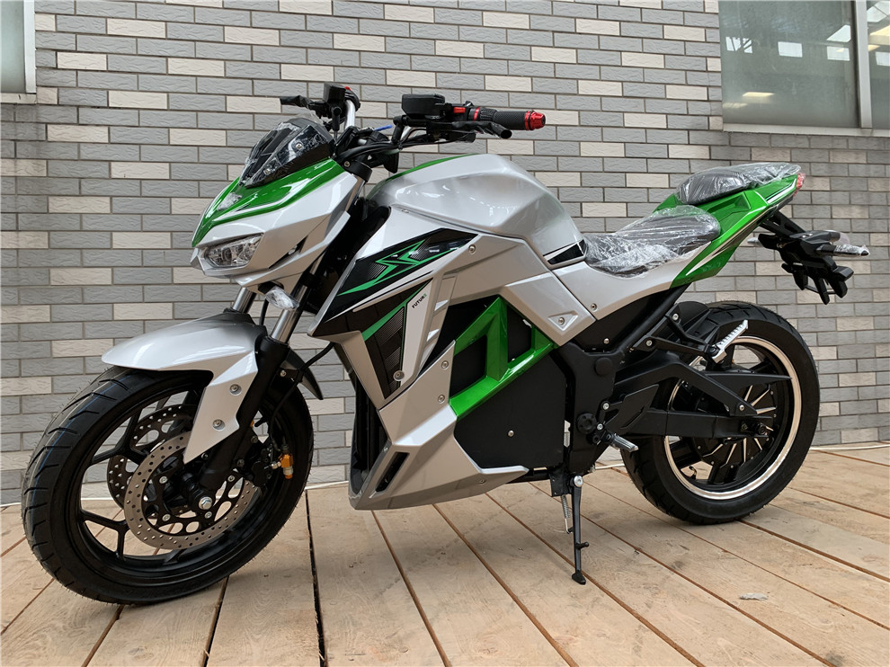 دراجة نارية كهربائية مع مقعد،  - مراجعة 72V 5000W Electric Motorcycle وسعره