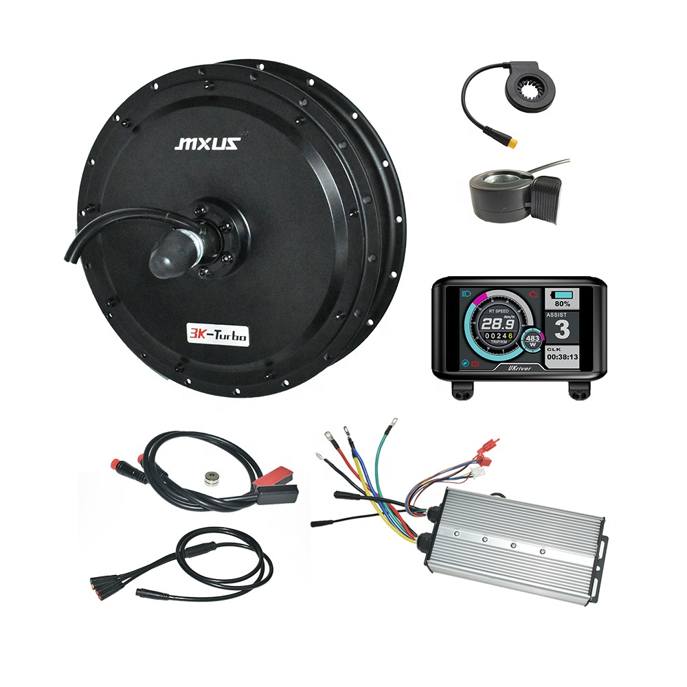 MXUS دراجة كهربائية 135 مللي م - مراجعة Electric Motorcycle Conversion Kit 72V وسعره