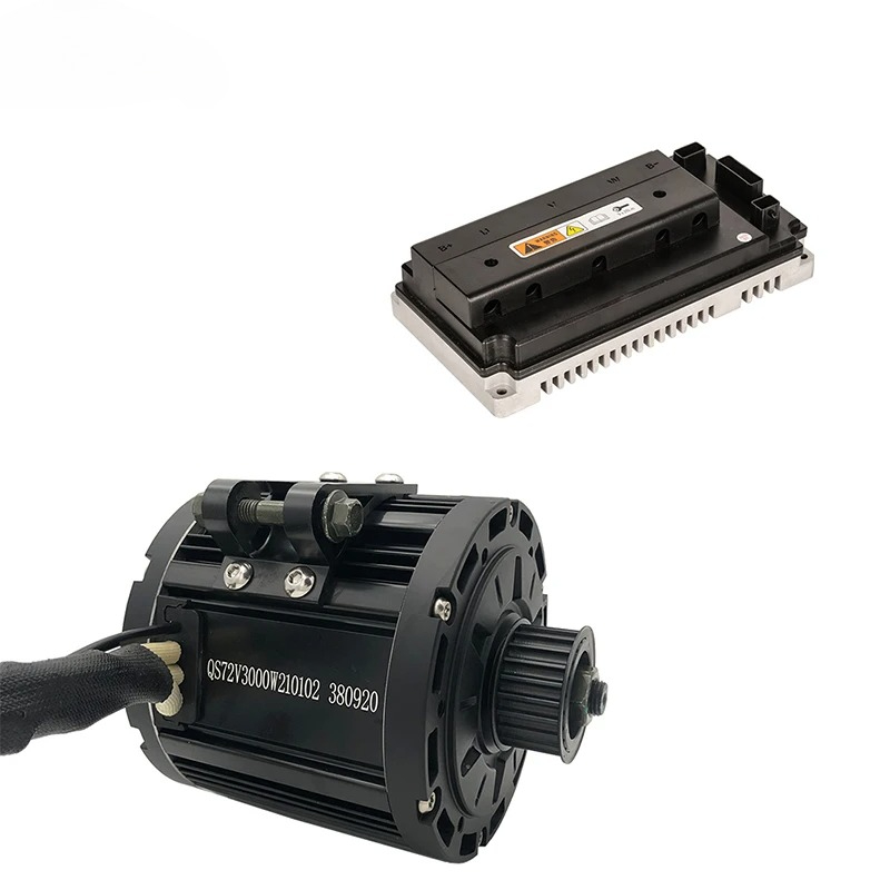 محرك QS138 بقوة 3000 واط وذروة - مراجعة Mid Drive Motor Kit 72V 3000W وسعره
