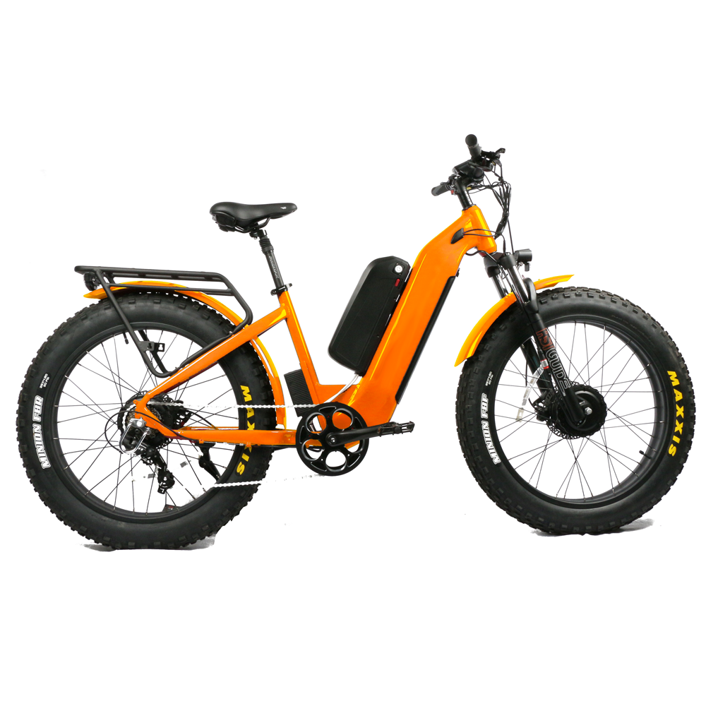 دراجة جبلية كهربائية بمحرك مزد - مراجعة Dual Motor Electric Motorcycle Frame وسعره