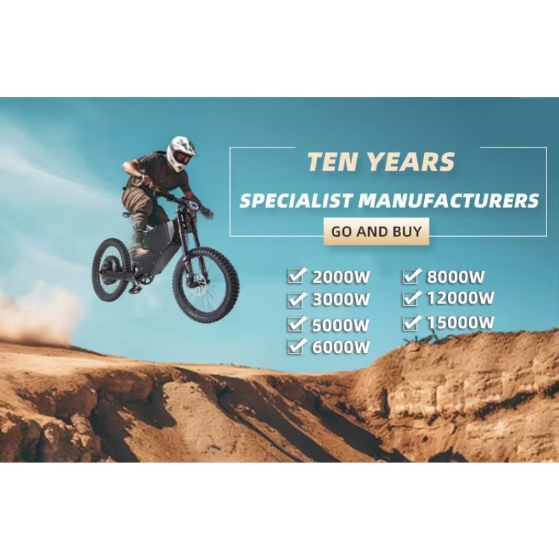 دراجة كهربائية عالية الأداء لل - مراجعة 72V 12000W Electric Dirt Bike وسعره