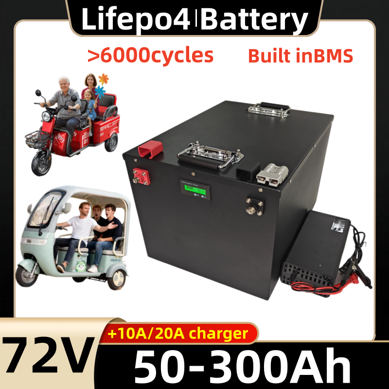 حزمة بطارية ليثيوم Lifepo4 بجه - مراجعة 72V 60Ah Lifepo4 Battery Pack وسعره