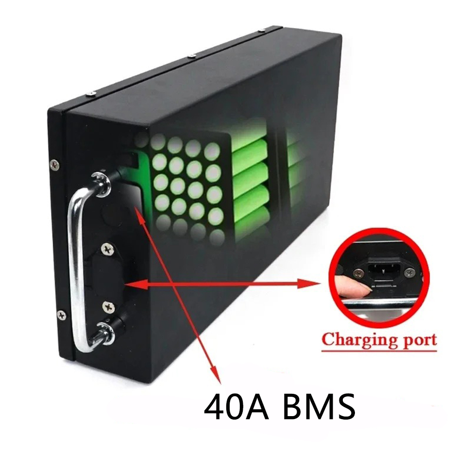 بطارية ليثيوم 60 فولت 20 أمبير - مراجعة 60V 30Ah Electric Scooter Battery وسعره