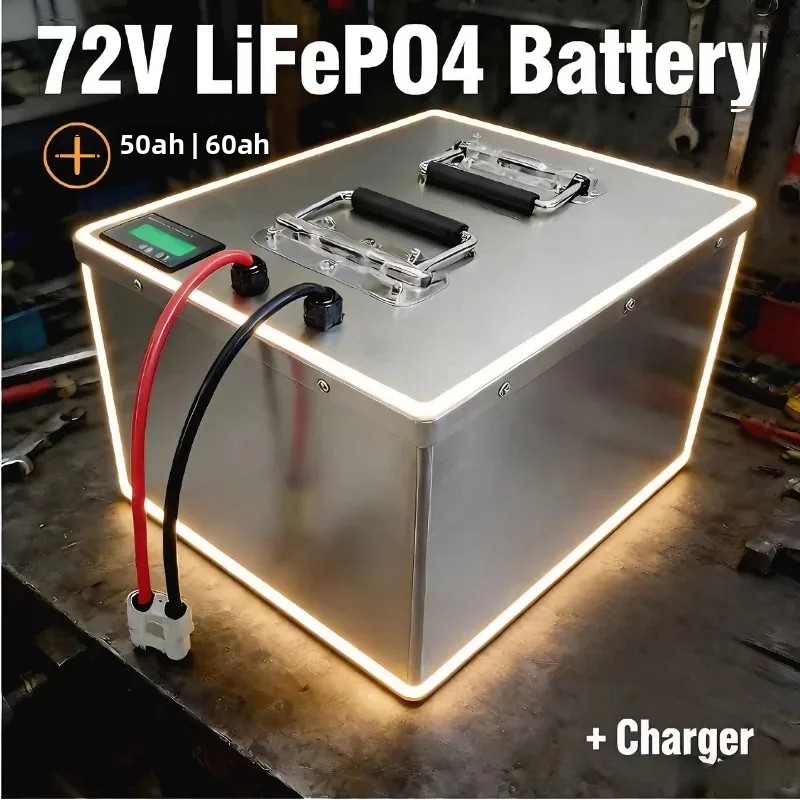 72 فولت 50 أمبير 50 أمبير 60 أ - مراجعة 72V 60Ah Lifepo4 Battery Pack وسعره
